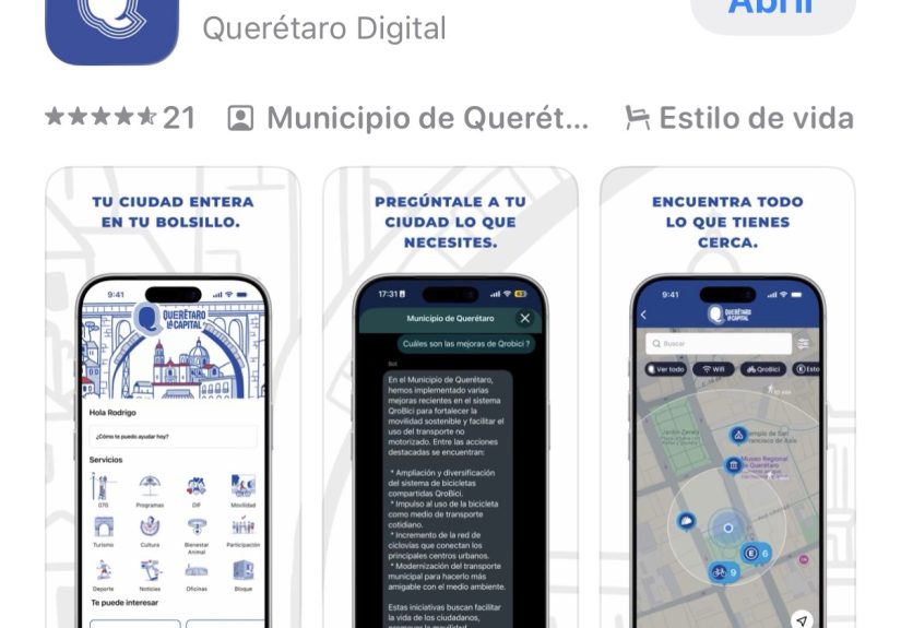 App Ciudad Qro supera las 25 mil descargas