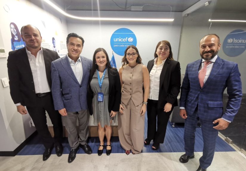 Presenta Luis Nava ante UNICEF el programa Contigo y tu Bebé