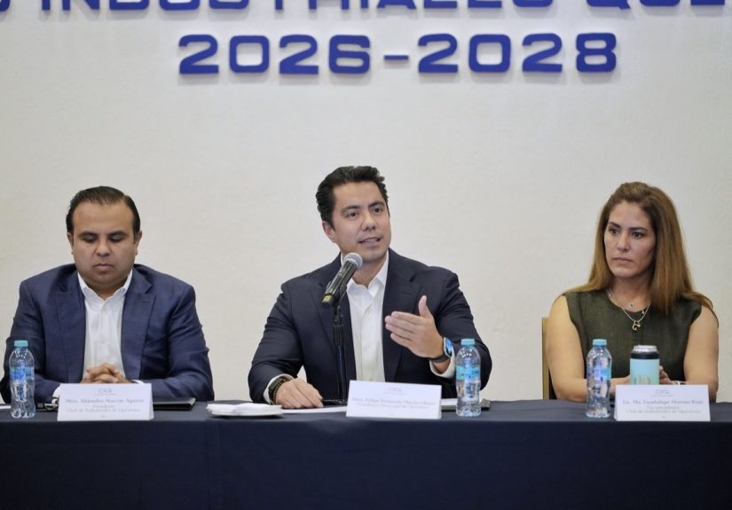 Se reúne Felifer Macías con el nuevo Consejo Directivo del Club de Industriales de Querétaro