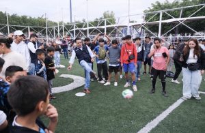 Inaugura Luis Nava torneo “Todos al Mundial Contigo”