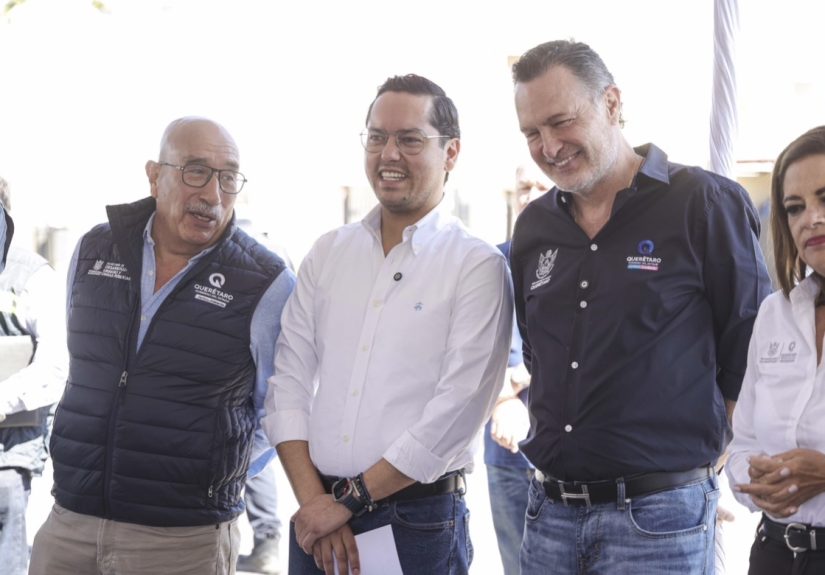 Mauricio Kuri y Chepe Guerrero supervisan rehabilitación de avenida Candiles y visitan el Centro de Desarrollo y Cultural Pirámides