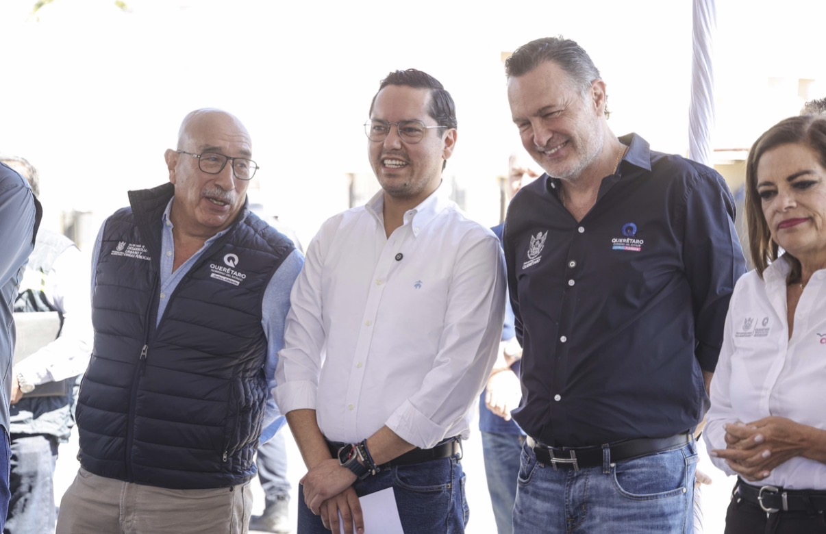 Mauricio Kuri y Chepe Guerrero supervisan rehabilitación de avenida Candiles y visitan el Centro de Desarrollo y Cultural Pirámides