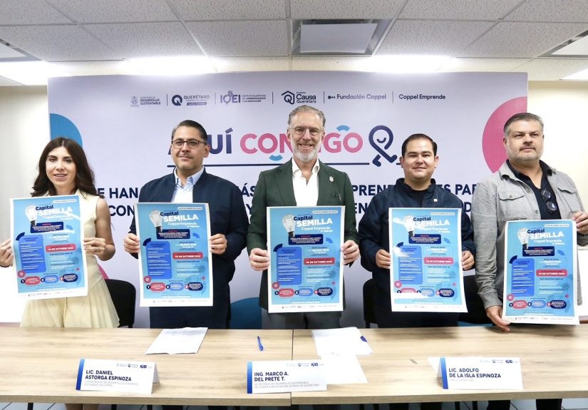 SEDESU Y Coppel anuncian Capital Semilla para emprendedores de Querétaro