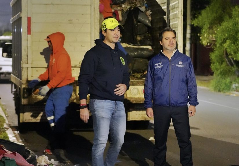 Reconoce Felifer Macías el trabajo que realiza Servicios Públicos para mantener limpio Querétaro