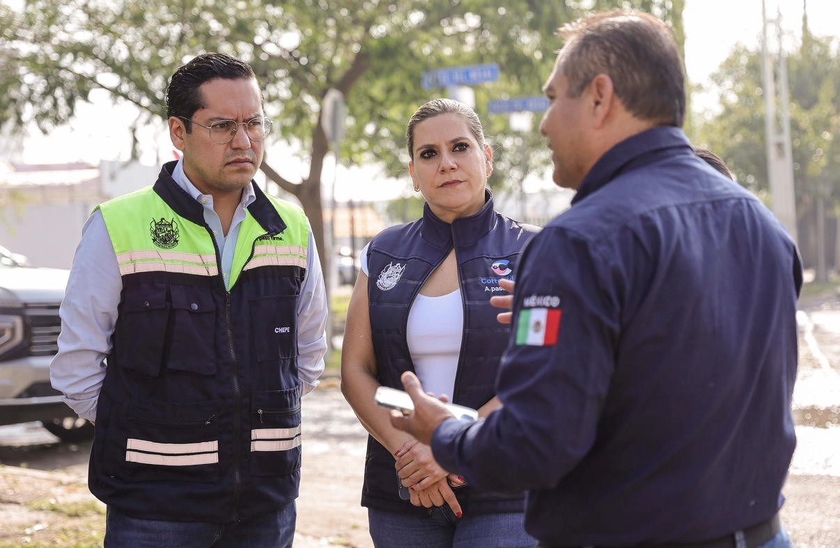Supervisa Chepe Guerrero colonias con incidencias por las fuertes lluvias