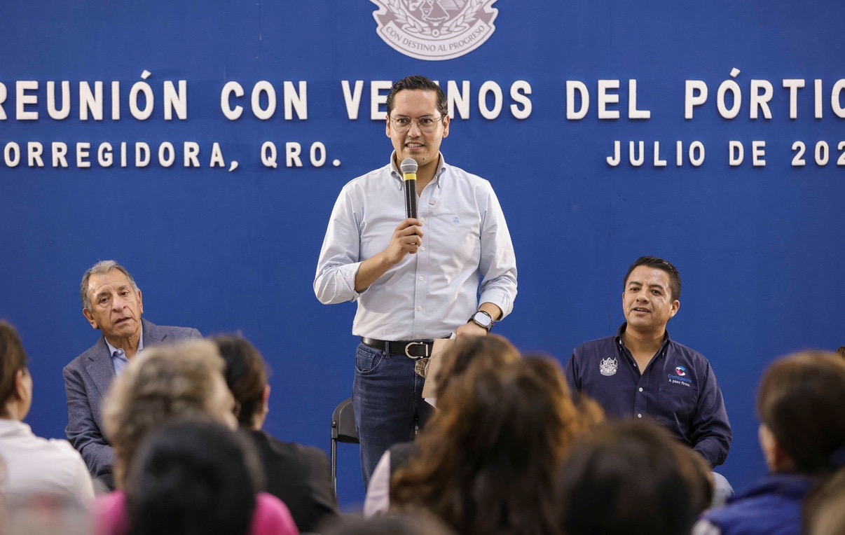 Se reúne Chepe Guerrero con vecinos de El Pórtico y colonias aledañas