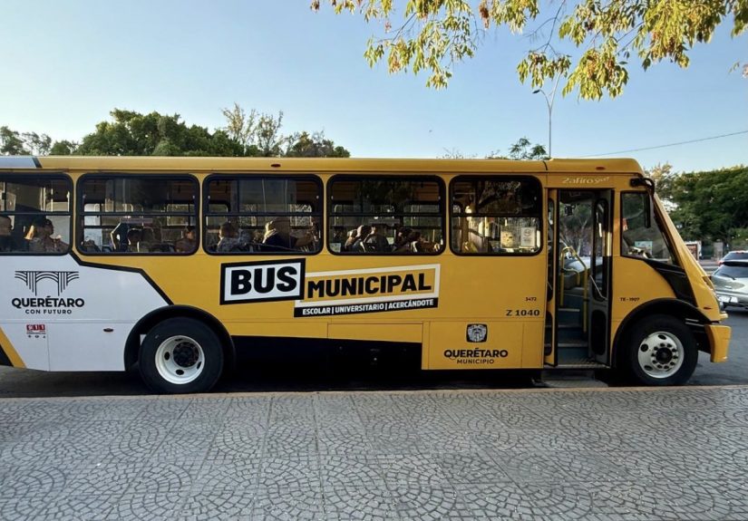 Transporte comunitario gratuito en Querétaro supera los 2 millones de viajes desde 2025