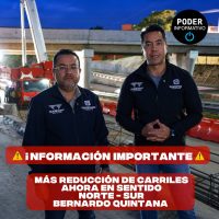 Informa Felifer Macías nueva reducción de carriles en Bernardo Quintana por obra del Tren México-Querétaro
