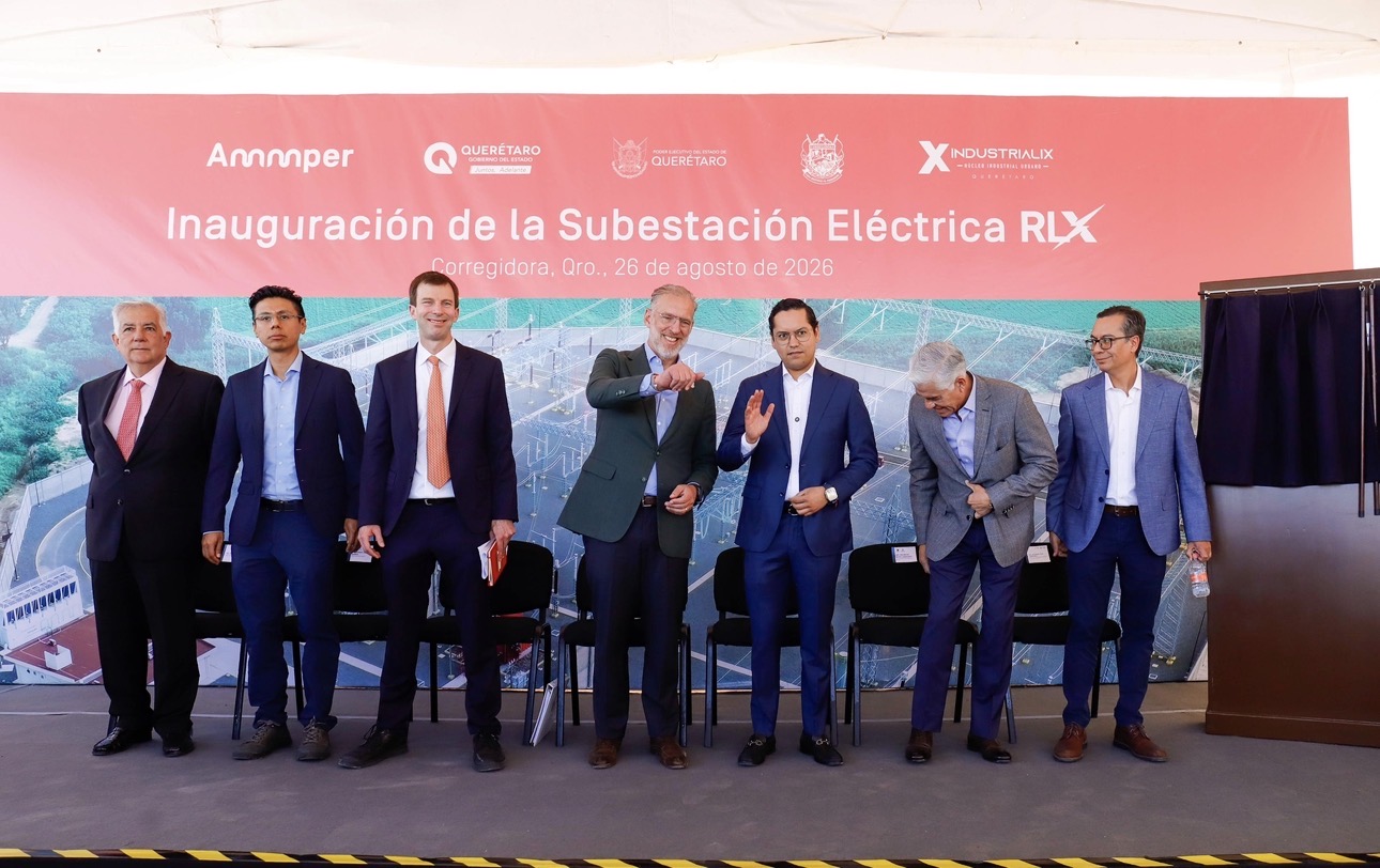 Chepe Guerrero y Marco Del Prete inauguran la Subestación Eléctrica RLX en Industrialix con una inversión de 100 millones de dólares