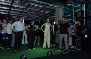 Ana Paola López Birlain y Felifer Macías inauguran Big Bang Gol en Querétaro