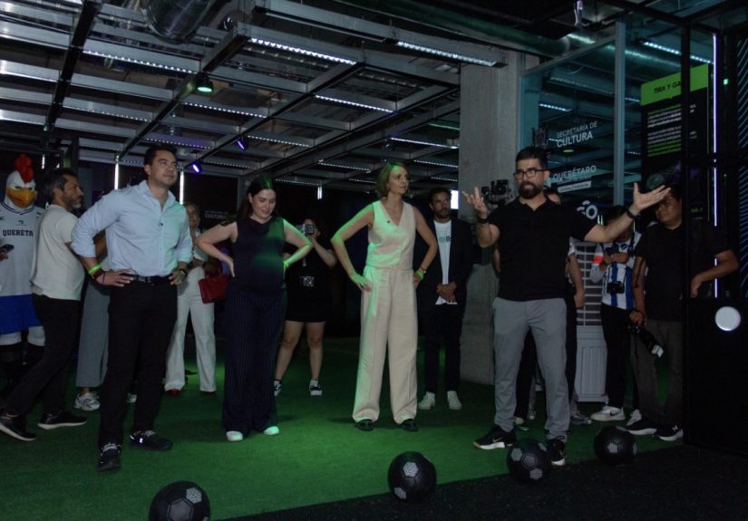 Ana Paola López Birlain y Felifer Macías inauguran Big Bang Gol en Querétaro