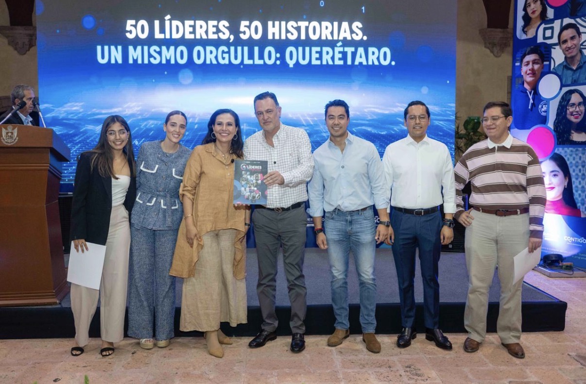 Encabeza Mauricio Kuri la presentación de la revista “Líderes que inspiran”, recopila 50 relatos que reconocen el talento juvenil