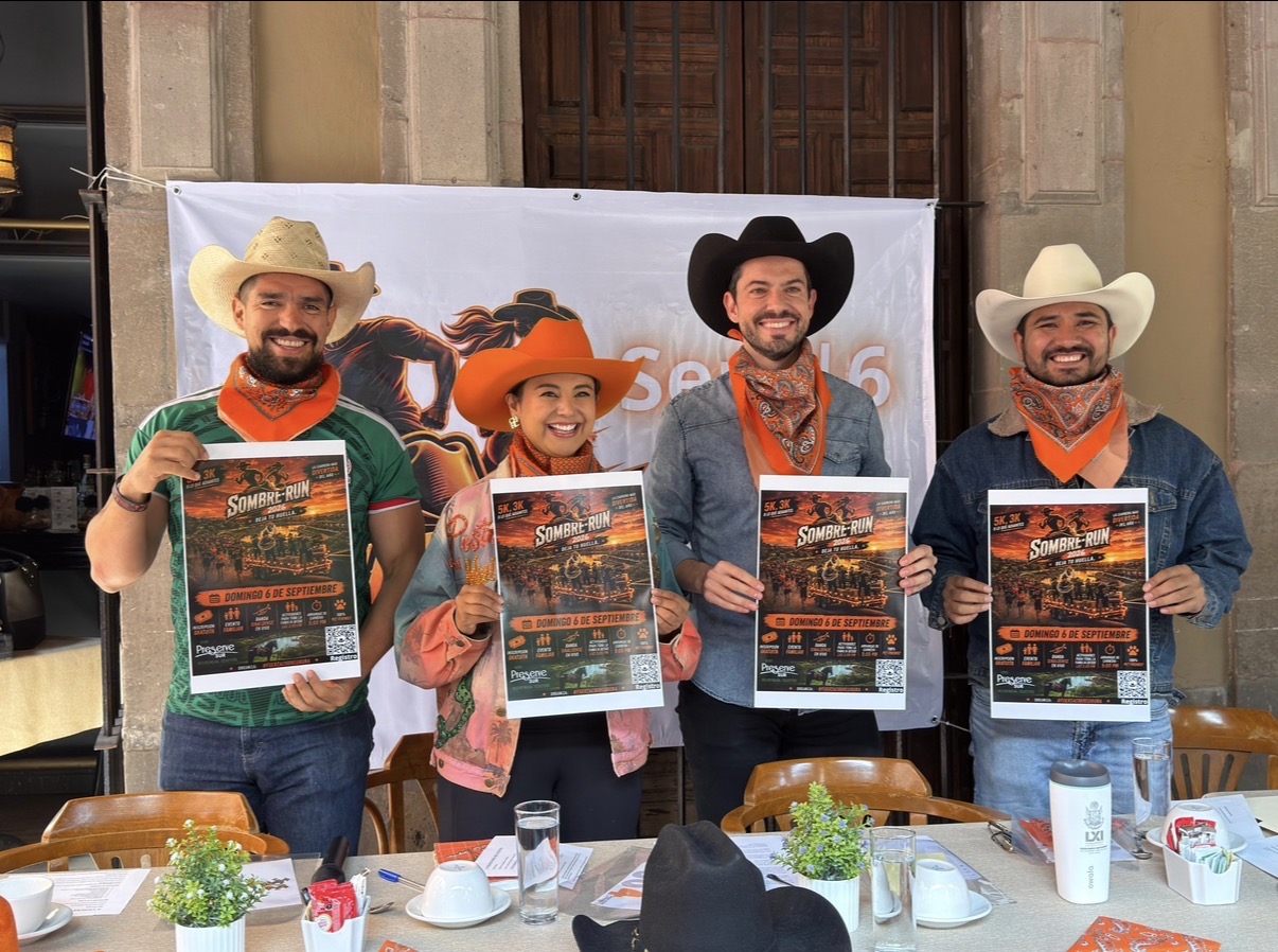 Invitan a correr con sombrero en Corregidora. Paul Ospital aseguró que el objetivo de la “Sombrerun 2026” es fomentar la convivencia familiar