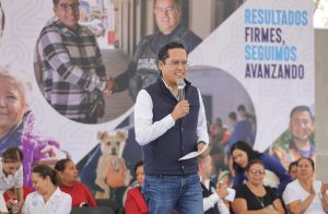 Chepe Guerrero y Gaby Trápala encabezan encuentro ciudadano con adultos mayores en el marco de su segundo Informe de Gobierno