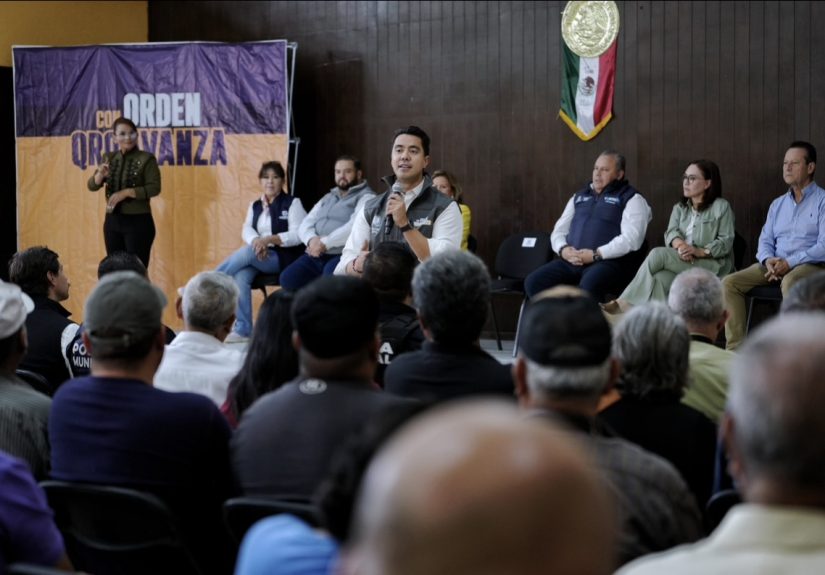 En mi gobierno se acabaron los funcionarios de escritorio: Felifer Macías, al reunirse con distintos sectores de la población