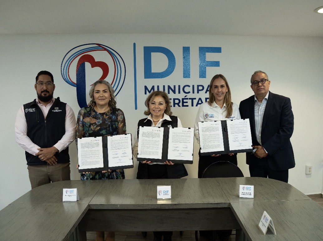 Firma DIF Municipal convenio con USEBEQ para promover el respeto y buen trato hacia las personas adultas mayores