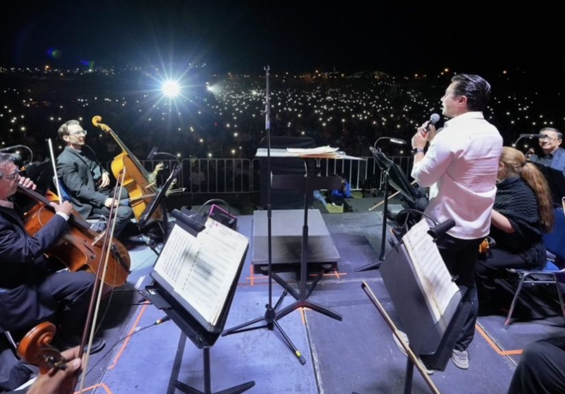 Sinfonía en La Queretana reúne a más de 11 mil personas; “esto es Querétaro: arte, cultura y familia”: Felifer Macías