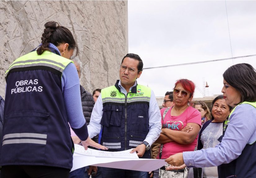 Chepe Guerrero supervisa construcción de nuevo parque en la colonia José María Truchuelo