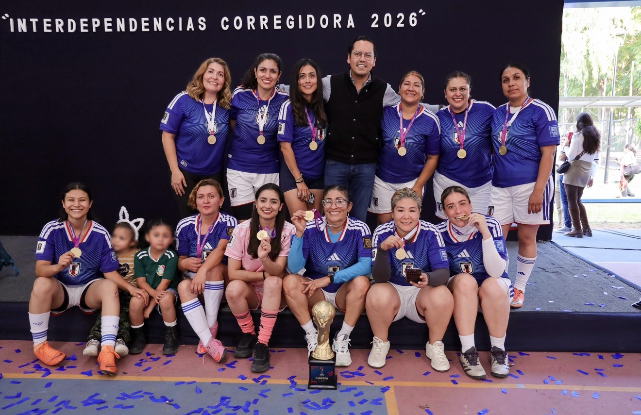 Chepe Guerrero premia a ganadores del Torneo Interdependencias Corregidora 2026