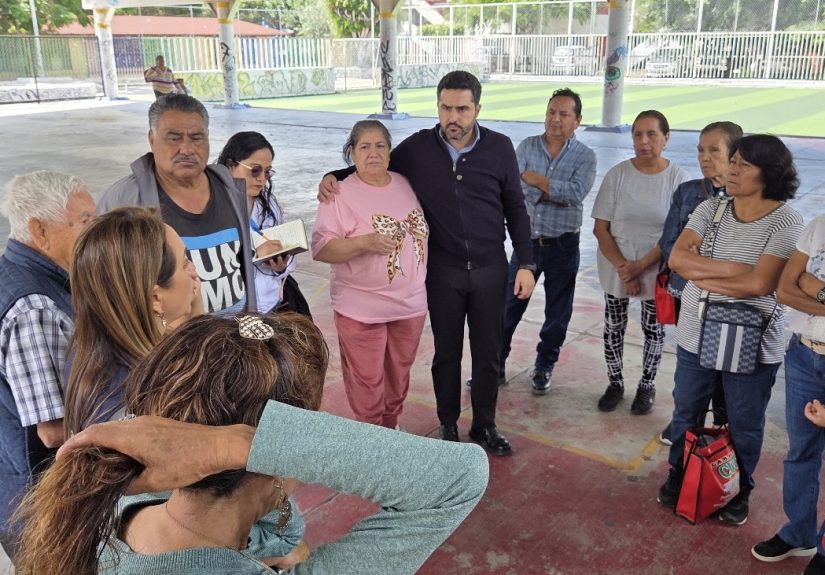 Agustín Dorantes regresa a Sauces y se compromete a gestionar más obras para la colonia