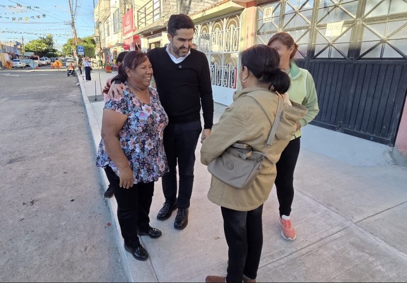 Agustín Dorantes regresa a Rinconada del Sol para supervisar avances de obra y atender nuevas peticiones