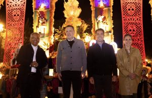 Inauguran autoridades Altar Monumental Guardianes del Patrimonio en Plaza de Armas