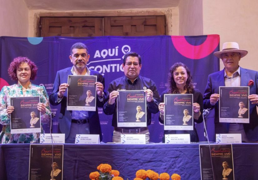 Beethoven y su música viven en Querétaro. Anuncia SECULT el festival “Beethoven siempre vivo, hacia el bicentenario 1827 – 2027”