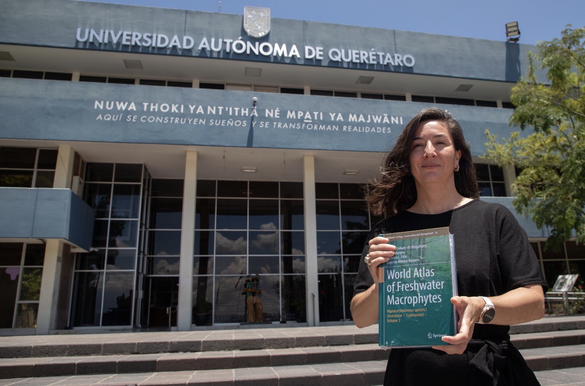 Investigadora UAQ detona análisis ecológico con un atlas mundial de plantas acuáticas